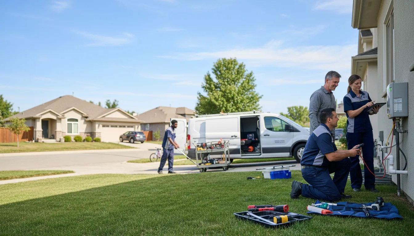 Tankless water heater service in Newark, CA